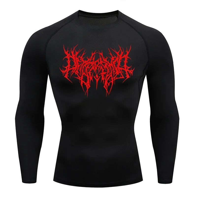 Men's T-shirt Men Running Sport T Shirt Men Compression Fitness Tops Tee Quick DryTight Training Gym Sport Running Shirts Jersey