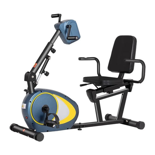 Electric Rehabilitation Exercise Bike, Elderly Stroke Paralysis, Fitness Leg Machine, Upper and Lower Limb Trainer