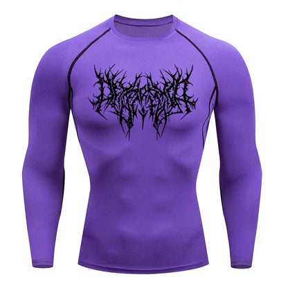Men's T-shirt Men Running Sport T Shirt Men Compression Fitness Tops Tee Quick DryTight Training Gym Sport Running Shirts Jersey