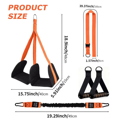 Pull Up Assistance Bands Set Resistance Strap for Pull-ups Assist for Men Women Hanging Training Chin-up Workout Body Stretching