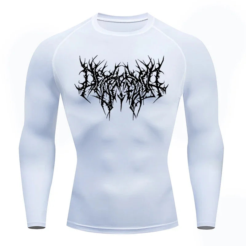 Men's T-shirt Men Running Sport T Shirt Men Compression Fitness Tops Tee Quick DryTight Training Gym Sport Running Shirts Jersey