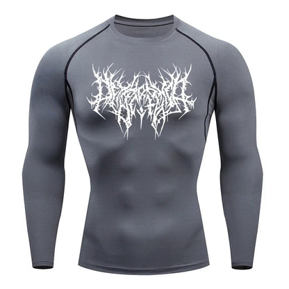Men's T-shirt Men Running Sport T Shirt Men Compression Fitness Tops Tee Quick DryTight Training Gym Sport Running Shirts Jersey