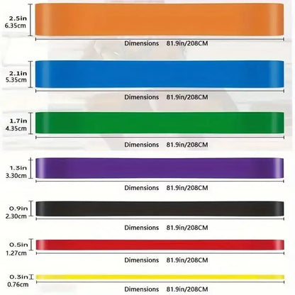 Resistance Bands for Working Out, 7-Level Pull Up Assistance Bands, Exercise Bands for Women & Men, Stretch Workout Bands for Fu