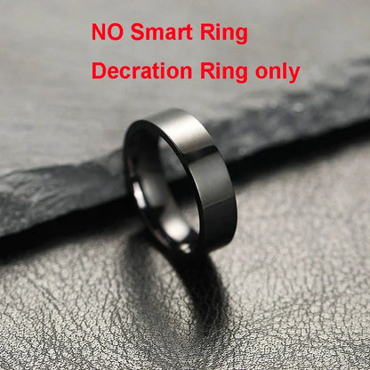 R09 Smart Ring Men Women with Charging Case,Heart Rate Blood Oxygen,Skin Temperature Monitor,5ATM Waterproof For Android iOS