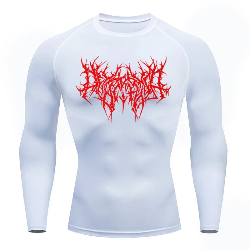 Men's T-shirt Men Running Sport T Shirt Men Compression Fitness Tops Tee Quick DryTight Training Gym Sport Running Shirts Jersey