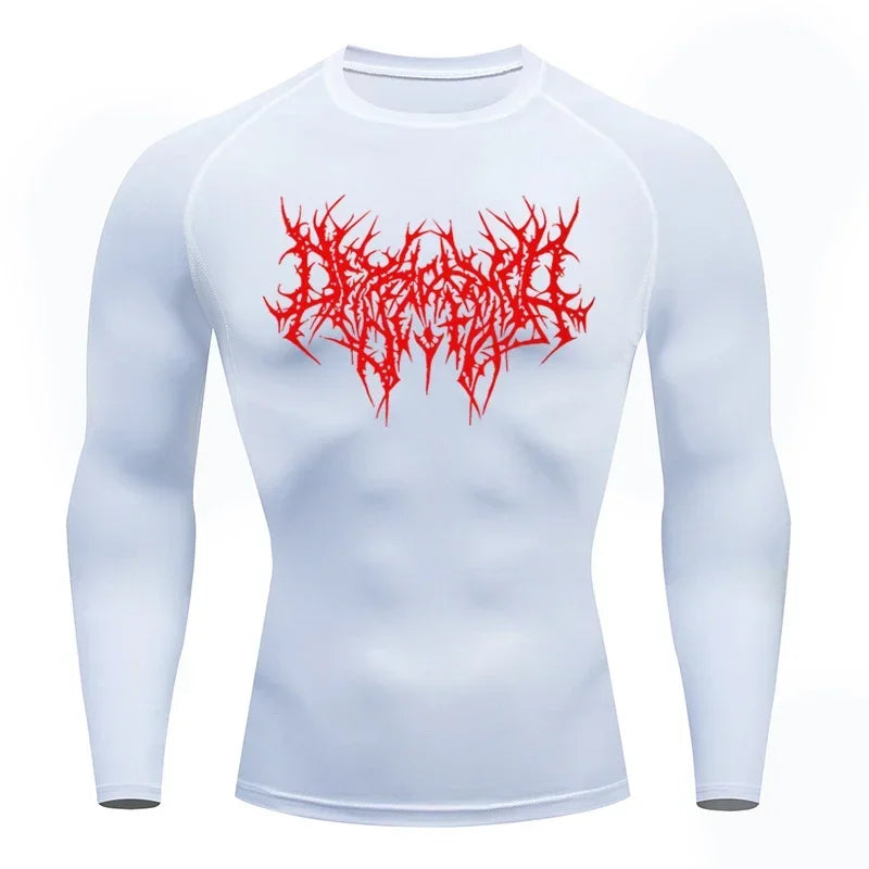Men's T-shirt Men Running Sport T Shirt Men Compression Fitness Tops Tee Quick DryTight Training Gym Sport Running Shirts Jersey