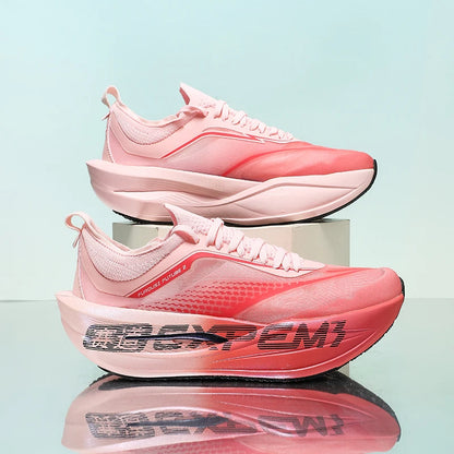 Marathon Air Cushion Carbon Plate Sports Running Shoes Men Breathable Lightweight Women Comfortable Nonskid Speciality Sneakers
